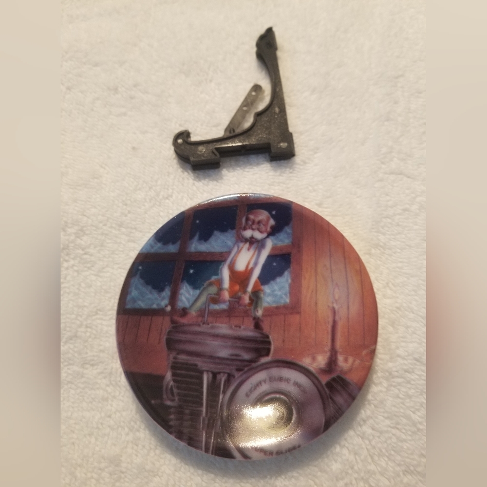 1995 Harley Davidson Limited Edition (7th) Mini plate Christmas ornament